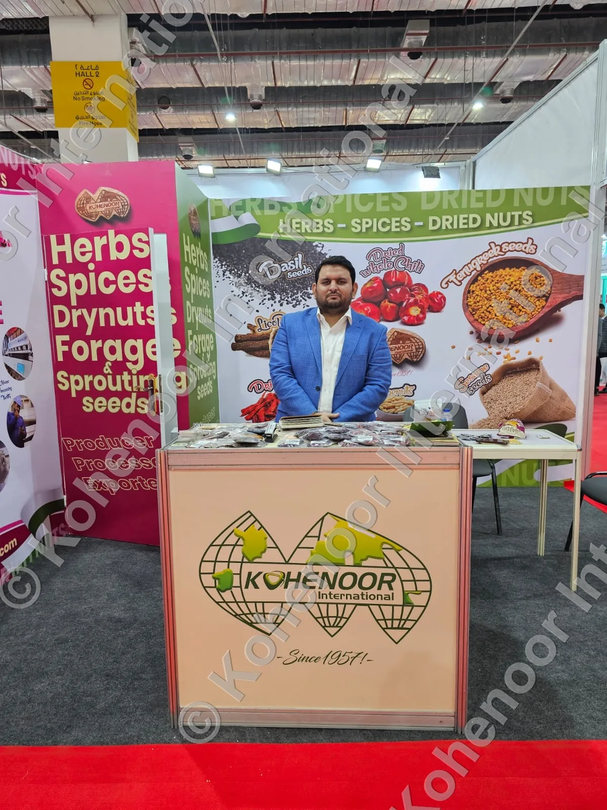 Kohenoor International Gulf exhibition herbs spices dried nuts